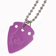 Aluminium Alloy Guitar Pick Plectrum Pendant Necklace