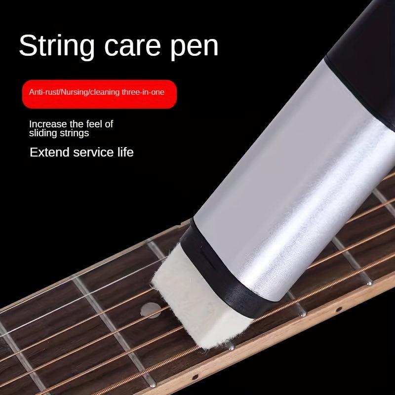 Guitar String Care Set with Cleaning Pen and Cloth
