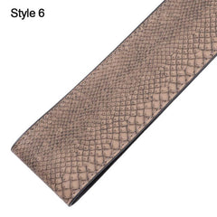 Embossed Leather Guitar Strap Adjustable for All Guitars