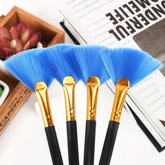 5pcs Desktop Keyboard Cleaning Brush Dust Set Fan Brush