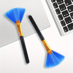5pcs Desktop Keyboard Cleaning Brush Dust Set Fan Brush