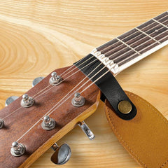 6pcs Guitar Strap Button Leather Headstock Adapter for Acoustic Classic Guitar