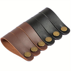 6pcs Guitar Strap Button Leather Headstock Adapter for Acoustic Classic Guitar