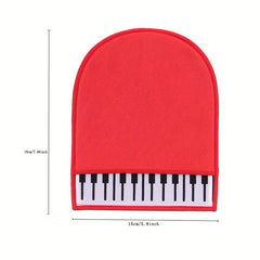 Microfiber Double Sided Velvet Piano Wiping Gloves