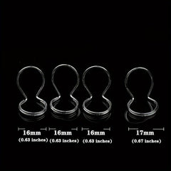 4pcs Metal Finger Guitar Picks for Acoustic Ukulele Bass Guitar