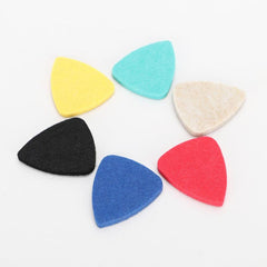 Felt Ukulele Guitar Picks Mix Colors Heart Shape for Ukulele or Guitar