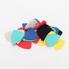 Felt Ukulele Guitar Picks Mix Colors Heart Shape for Ukulele or Guitar