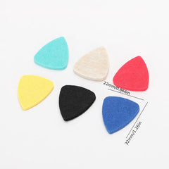 Felt Ukulele Guitar Picks Mix Colors Heart Shape for Ukulele or Guitar