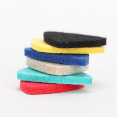 Felt Ukulele Guitar Picks Mix Colors Heart Shape for Ukulele or Guitar