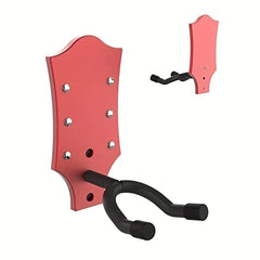 Metal Guitar Wall Mount Bracket Red Green