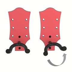 Metal Guitar Wall Mount Bracket Red Green