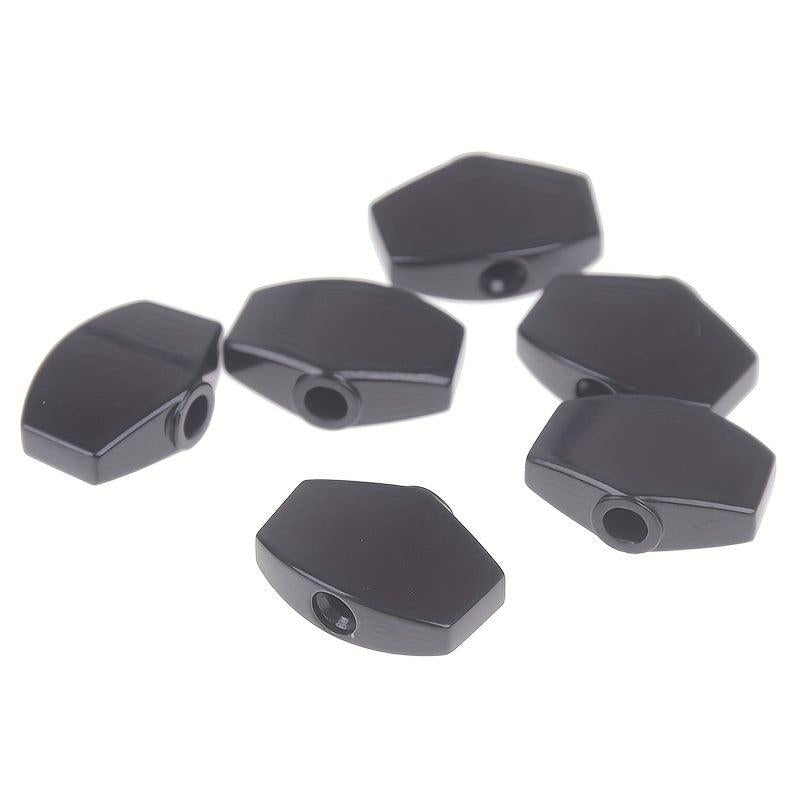 6pcs Guitar Tuning Peg Machine Head Replacement Buttons Knob