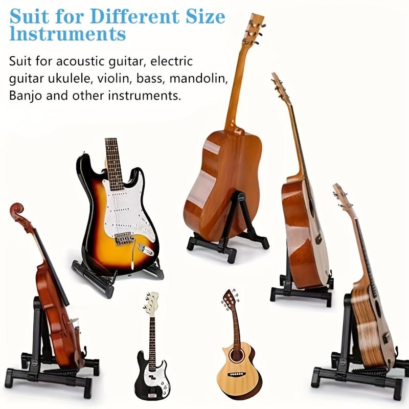 Portable Folding Instrument Stand for Ukulele Acoustic Guitar Banjo Violin
