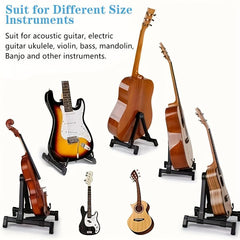 Portable Folding Instrument Stand for Ukulele Acoustic Guitar Banjo Violin