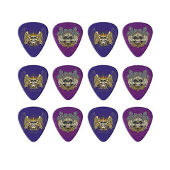 10pcs Rock Skull Guitar Picks PVC Material Varying Thickness