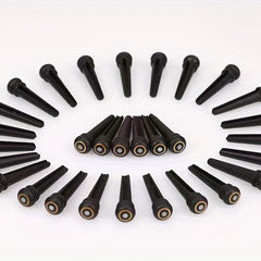 6 Copper Rings Green Abalone for Guitar Bridge Pins