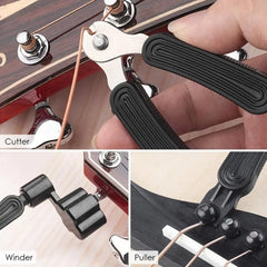 13pcs Guitar Bridge Pins Set with String Changer and Puller