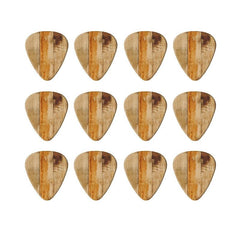 5pcs Paddle Grain Style PVC Guitar Picks for Bass Acoustic Ukulele