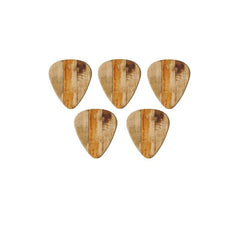 5pcs Paddle Grain Style PVC Guitar Picks for Bass Acoustic Ukulele