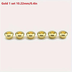 6PCS Metal Vintage Guitar Machine Heads Tuners Nuts Bushings Ferrules Set