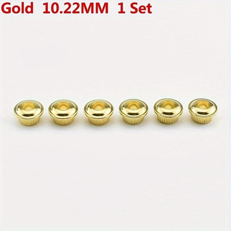 6PCS Metal Vintage Guitar Machine Heads Tuners Nuts Bushings Ferrules Set