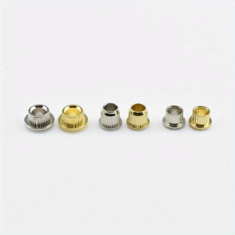 6PCS Metal Vintage Guitar Machine Heads Tuners Nuts Bushings Ferrules Set