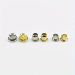 6PCS Metal Vintage Guitar Machine Heads Tuners Nuts Bushings Ferrules Set