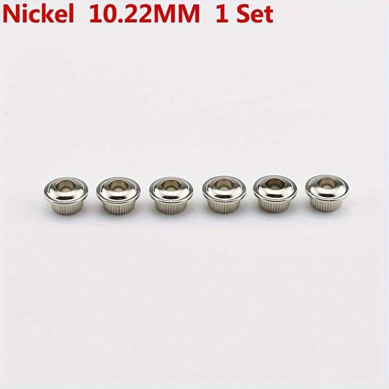 6PCS Metal Vintage Guitar Machine Heads Tuners Nuts Bushings Ferrules Set