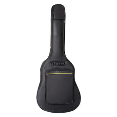 Durable 41-Inch Folk Guitar Bag with Thick Padding and Backpack Straps