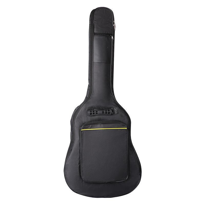 Durable 41-Inch Folk Guitar Bag with Thick Padding and Backpack Straps