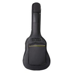 Durable 41-Inch Folk Guitar Bag with Thick Padding and Backpack Straps