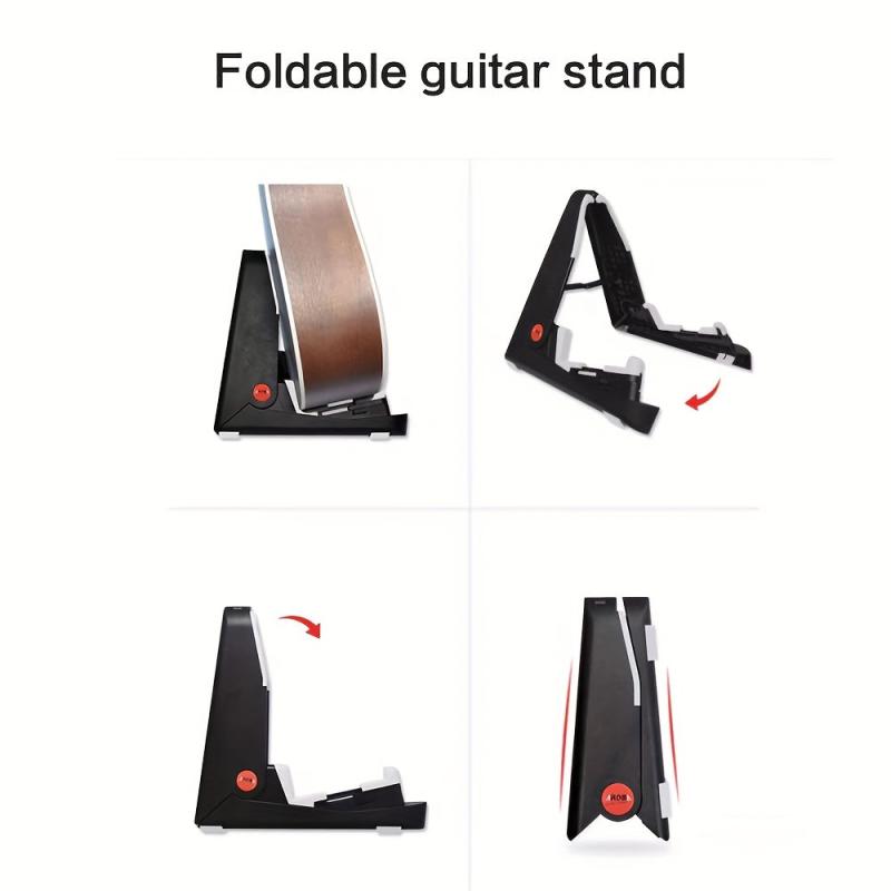 Foldable Guitar Stand for Electric Folk Bass Guitars