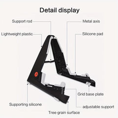 Foldable Guitar Stand for Electric Folk Bass Guitars