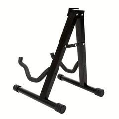 Universal Folding A Frame Guitar Stand Non Slip Rubber & Soft Foam Arms