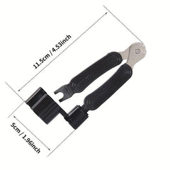 3-In-1 Multifunction Guitar Winder Tool. For Guitars, Banjos, Mandolins