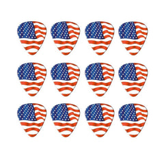 10pcs PVC Guitar Picks Set 0.46 0.71 1.0mm Thickness w/ Finger Shrapnel