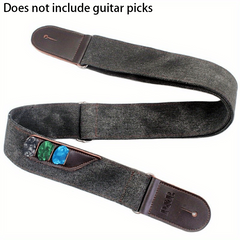 PU Leather Guitar Strap Retro Cowboy Style Musical Instrument Accessories