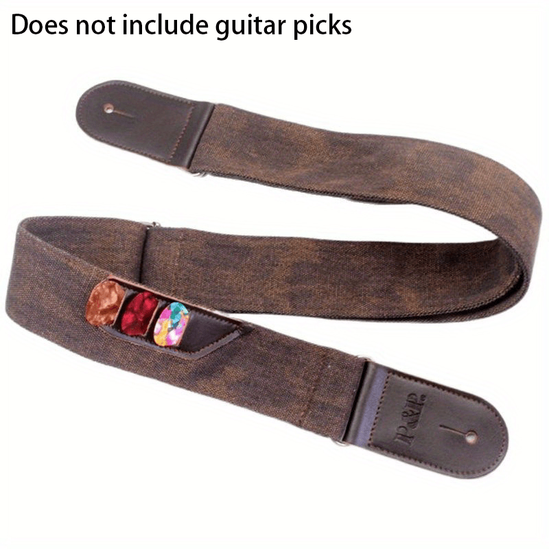 PU Leather Guitar Strap Retro Cowboy Style Musical Instrument Accessories