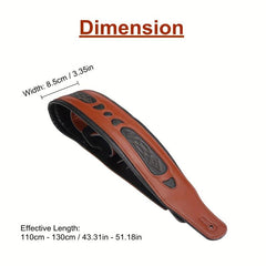 Adjustable PU Leather Guitar Strap for Guitars