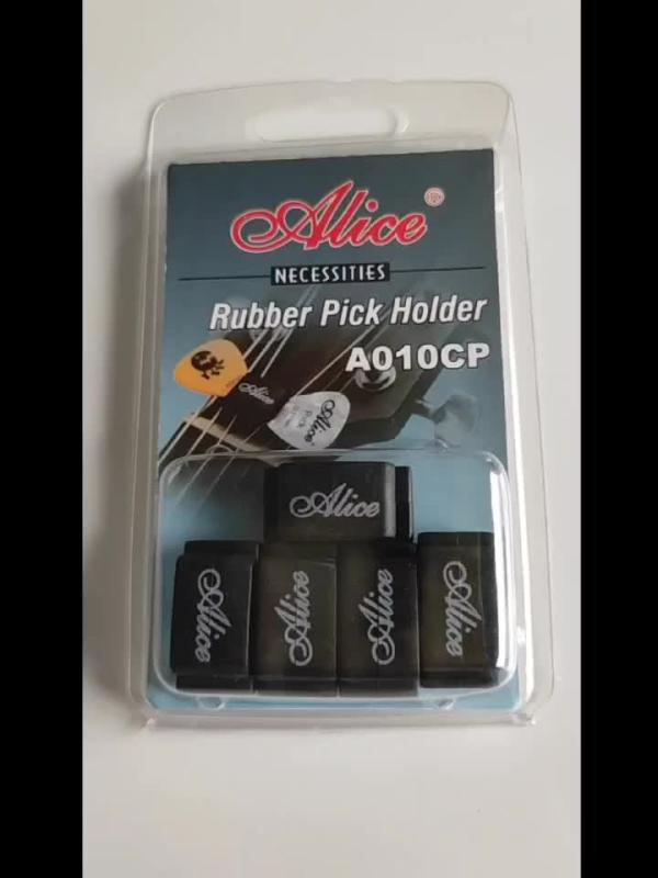 Rubber Pick Holder for Guitarists and Bass Players