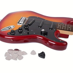 Bass Guitar Set w/ 20 SS Picks & 2 Pick Boxes