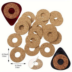 20pcs Guitar Pick Grip Pads Non Stick Durable