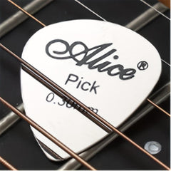 Metal Guitar Pick 0.3mm Thin For All Players Bass Ukelele Pick
