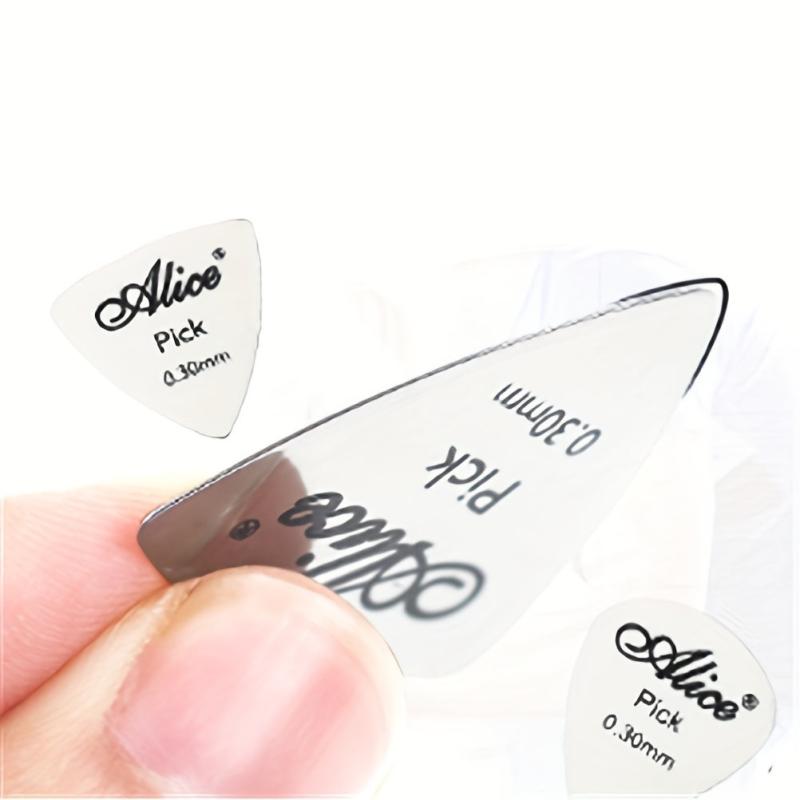 Metal Guitar Pick 0.3mm Thin For All Players Bass Ukelele Pick
