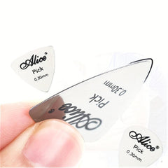 Metal Guitar Pick 0.3mm Thin For All Players Bass Ukelele Pick