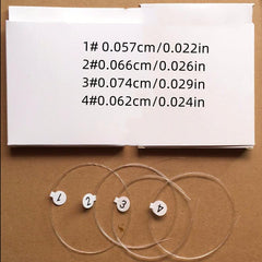 Milky Nylon Ukulele Carbon Strings Set