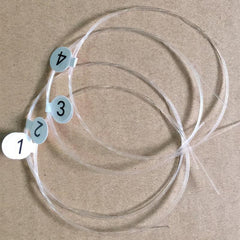 Milky Nylon Ukulele Carbon Strings Set