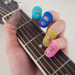 25Pcs Silicone Finger Protectors for Guitars & Stringed Instruments