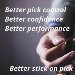20pcs Guitar Pick Grips Non Stick Anti Slip Pads Durable Smooth Operation