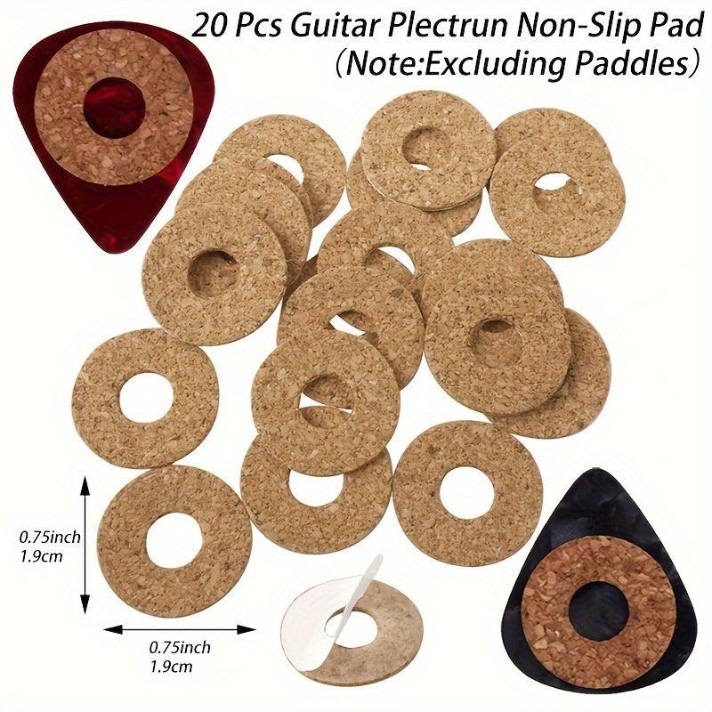 20pcs Guitar Pick Grips Non Stick Anti Slip Pads Durable Smooth Operation